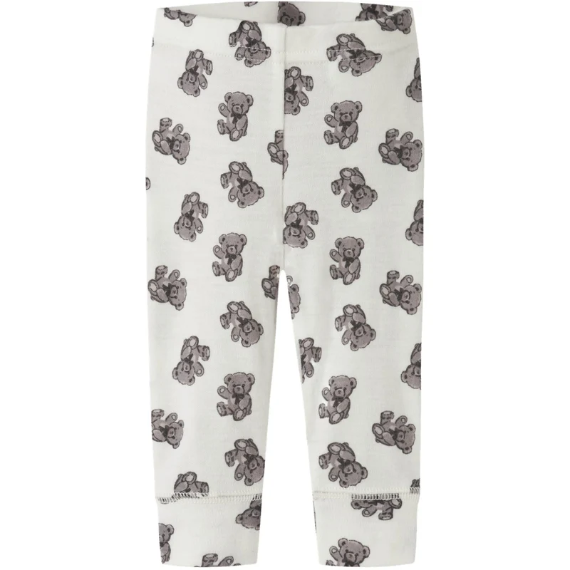 Name It Snow White Teddy Bear Nbnwillu Ull Leggings