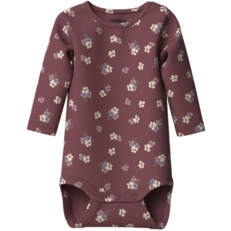 Name It Wild Ginger Floral Nbfvandora Ls Body Box