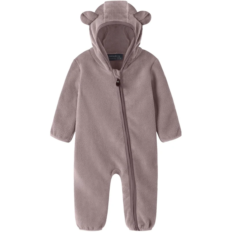 Name It Woodrose Nbnmeeko Fleece Drakt Melange Noos