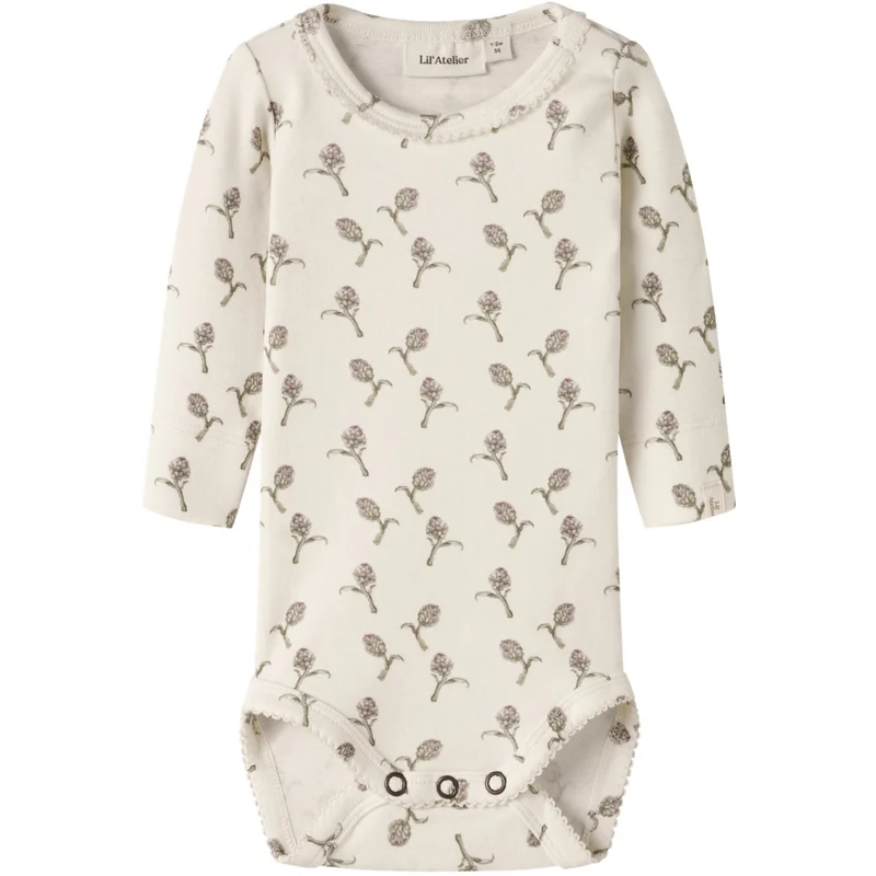 Lil'Atelier Turtledove Artichoke Nbfgayo Sig Ls Slim Body Lil