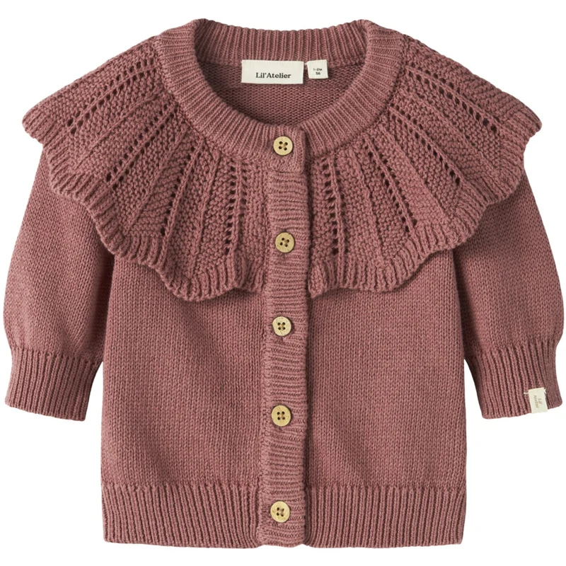 Lil'Atelier Withered Rose Nbfnoda Ls Strikk Card Lil