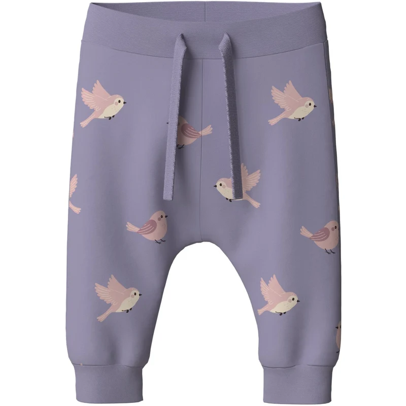 Name It Heirloom Lilac Birds Nbfvandora Bukser Box