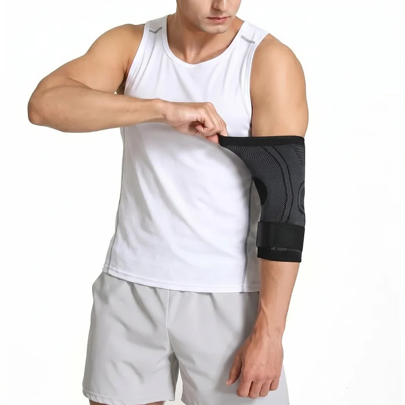 Armbågsstöd med justerbar passform och flexibel design