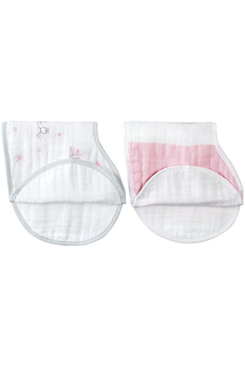 Aden + Anais Burpy Bibs, For The Birds, 2-Pack