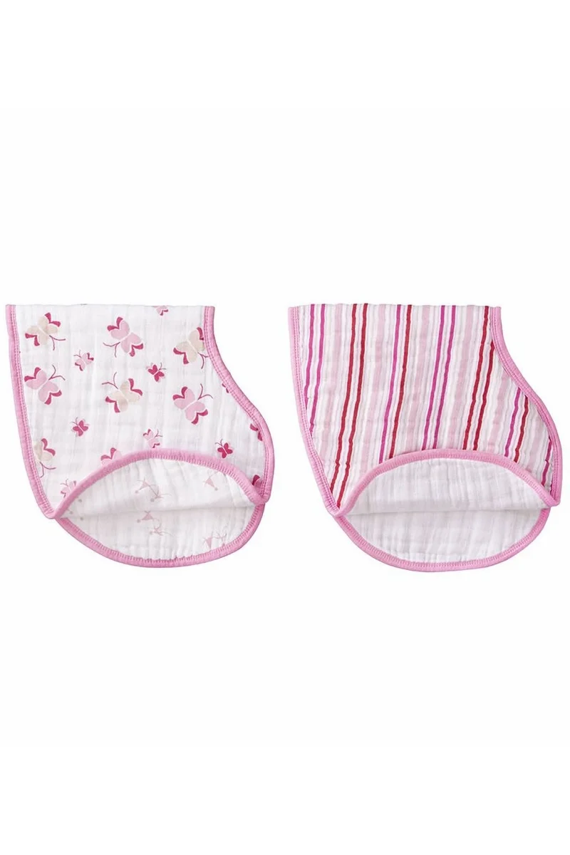 Aden + Anais Burpy Bibs, Princess Posie, 2-Pack