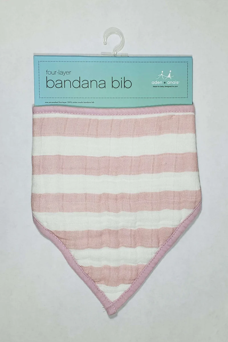 Aden + Anais Bandana Bib, Heart Breaker Stripe
