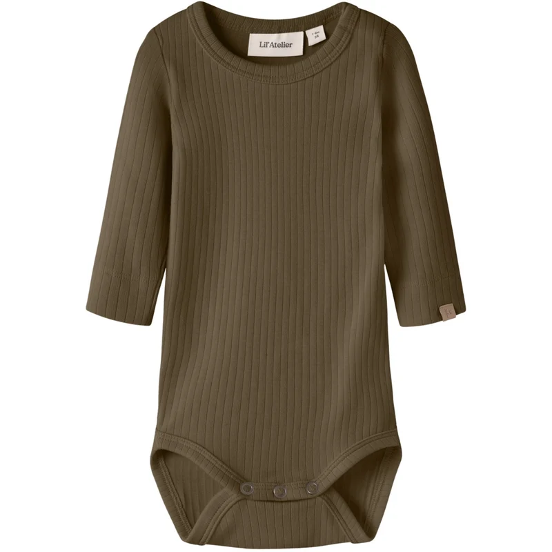 Lil'Atelier Teak Nbmgabo Smekke Ls Slim Body Lil
