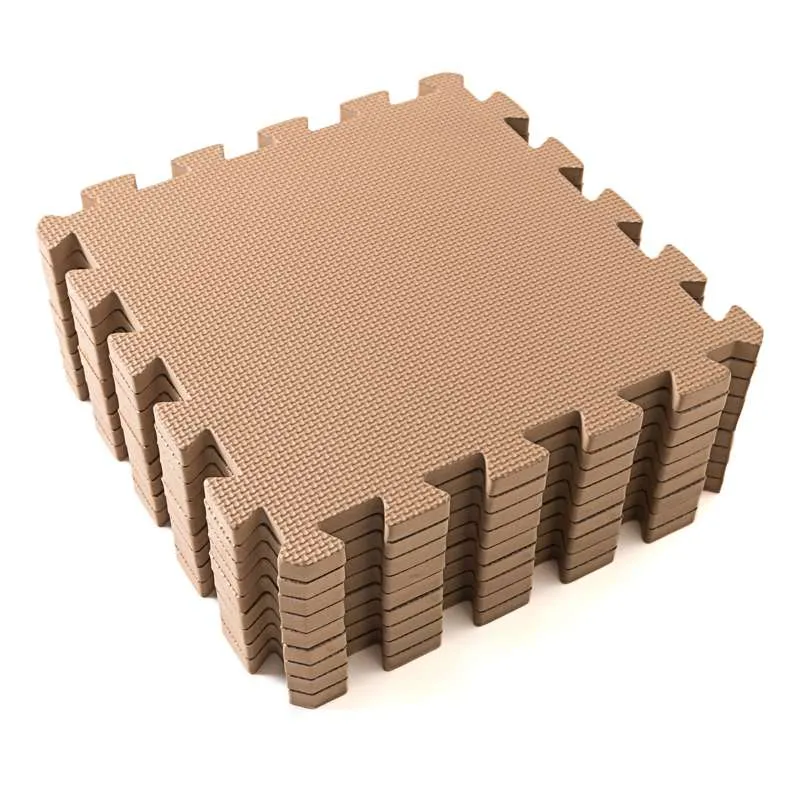 Kid'oh foam play mat - 9 pieces - Caramel