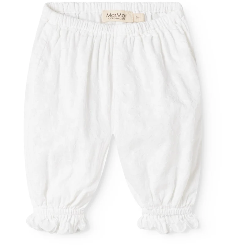 MarMar Delicate Cotton White Pus Bukser