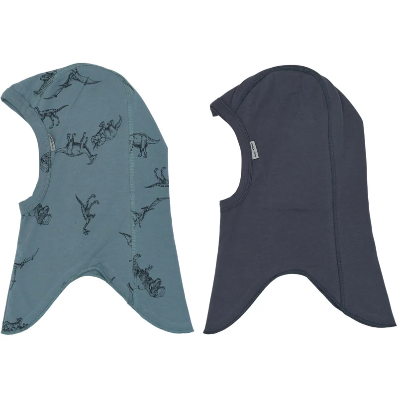 Mikk-Line Dino Stroke AOP 2-Pakning Bomull Fullface - Dobbel