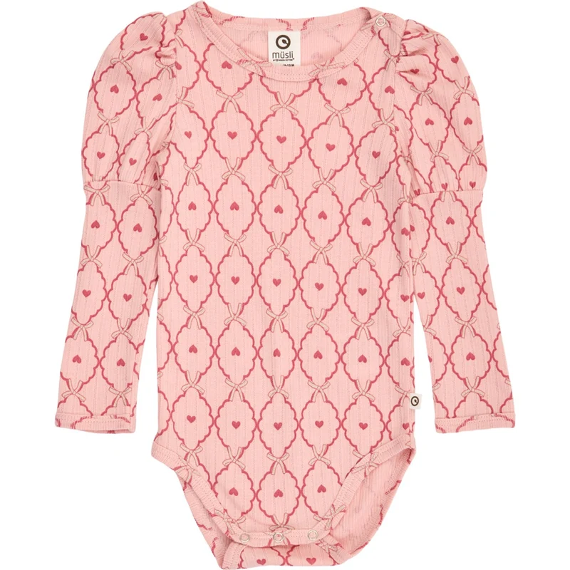 Müsli Blush/ Baroque Rose/ Oak Love Puff L/S Body