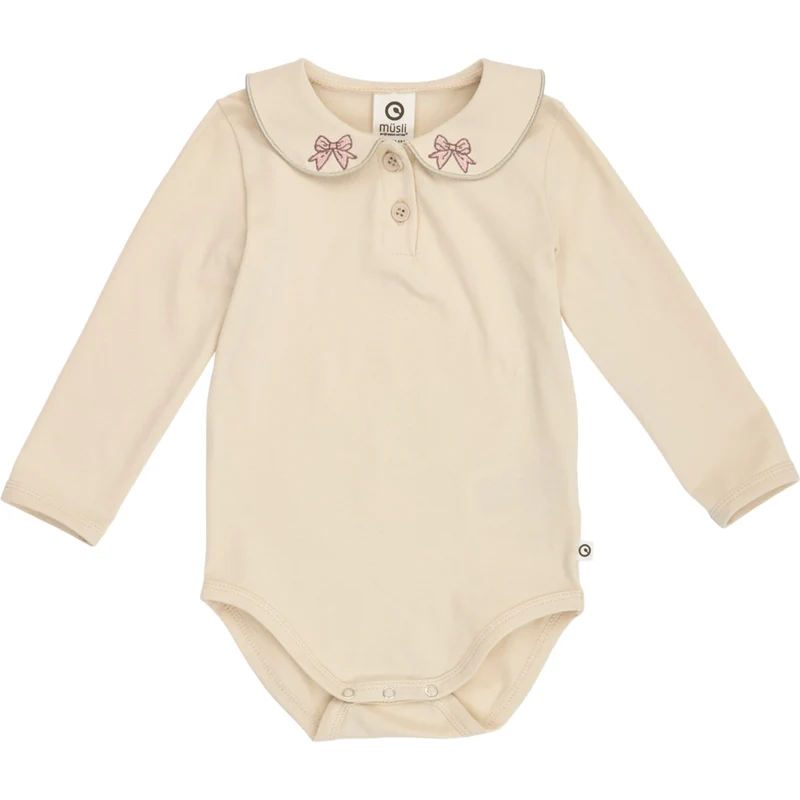 Müsli Oak Cozy Me Embroidery L/S Skjorte Body