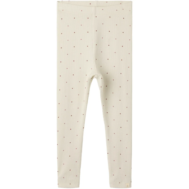 Lil'Atelier Turtledove Dot Nmfgago Kye Slim Leggings Lil