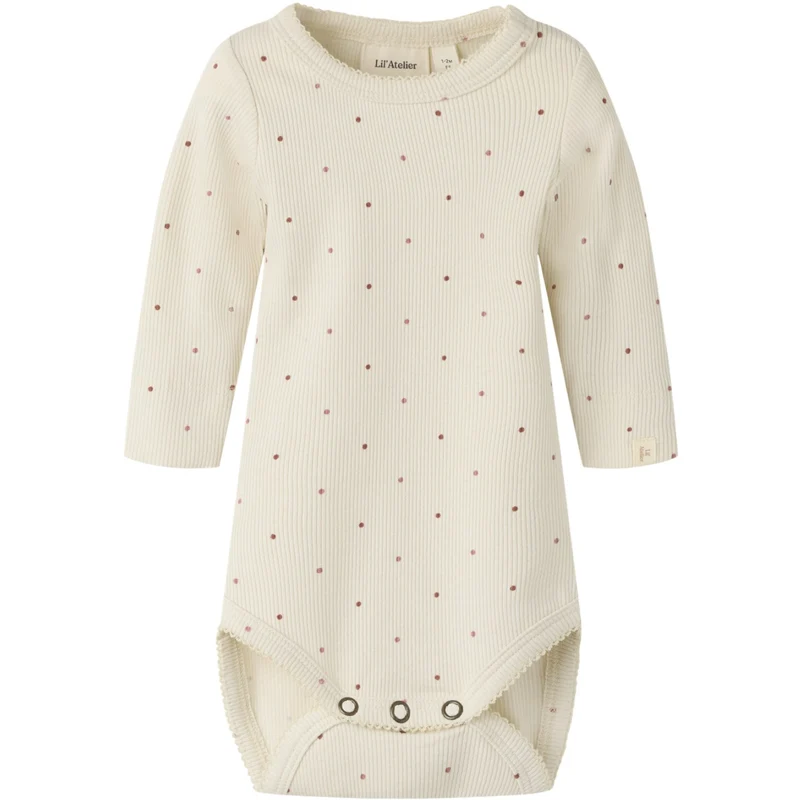 Lil'Atelier Turtledove Dot Nbfgago Kos Ls Slim Body Lil