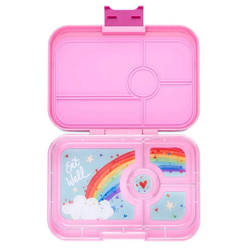 Yumbox Lunchbox - Tapas XL - 4 compartments - Capri Pink/Rainbow
