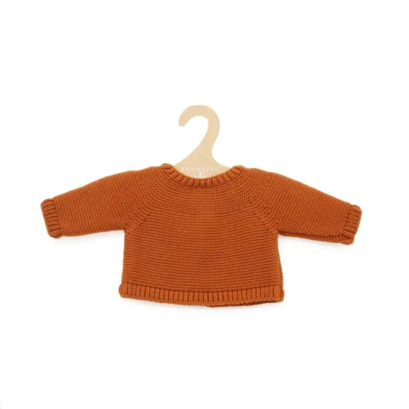 Memories by Así Doll clothes - 43-46 cm. - Warm sweater - Rust
