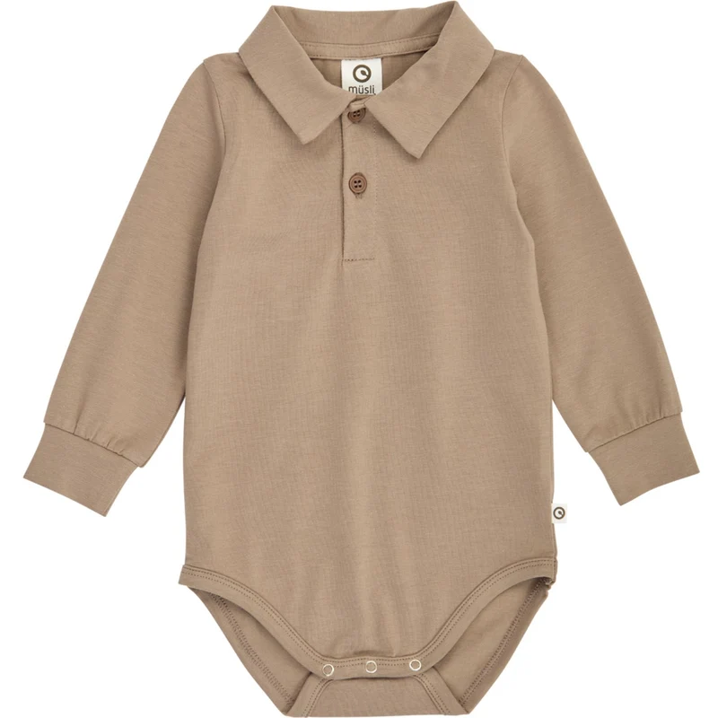 Müsli Walnut Cozy Me L/S Skjorte Body