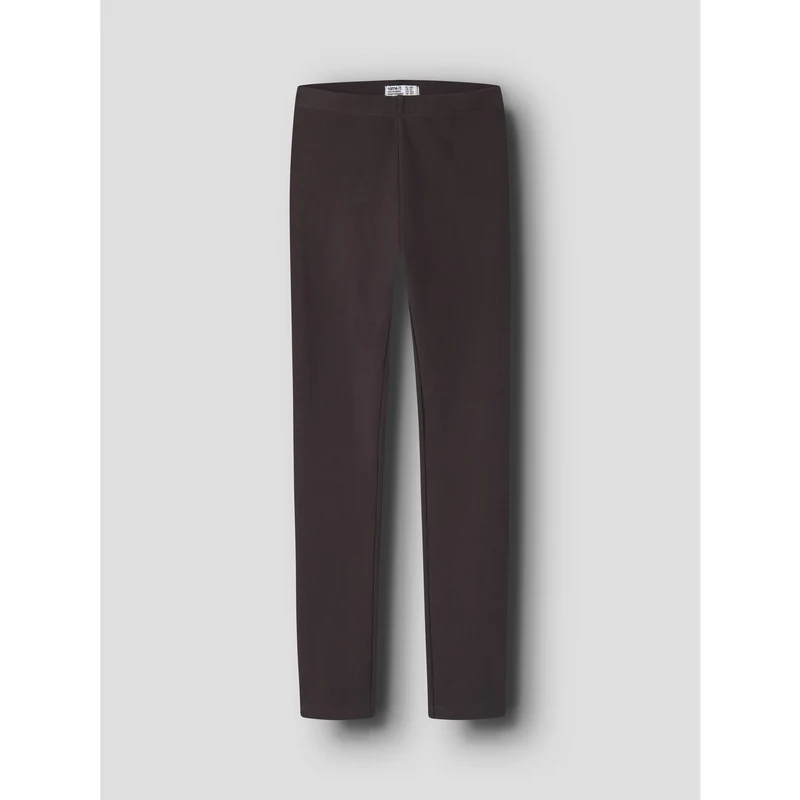 Name It Chocolate Plum Nkfdavina Solid Swe Leggings Bru N Noos