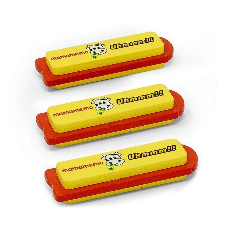 MaMaMeMo Play Food in Træ - Oste Stænger - 3 pcs.