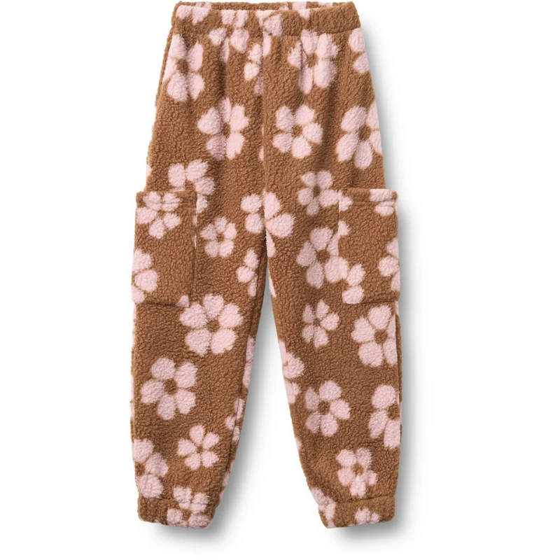 Wheat Warm Hazel Flowers Fleece Bukser Suun