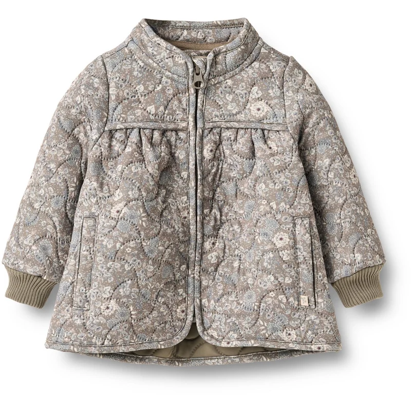 Wheat Grey Stone Flowers Thermo Jakke Thilde