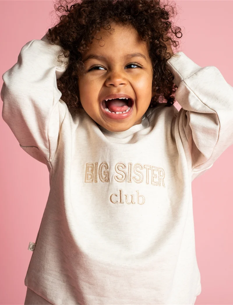 That s Mine Finley storesøster-sweatshirt