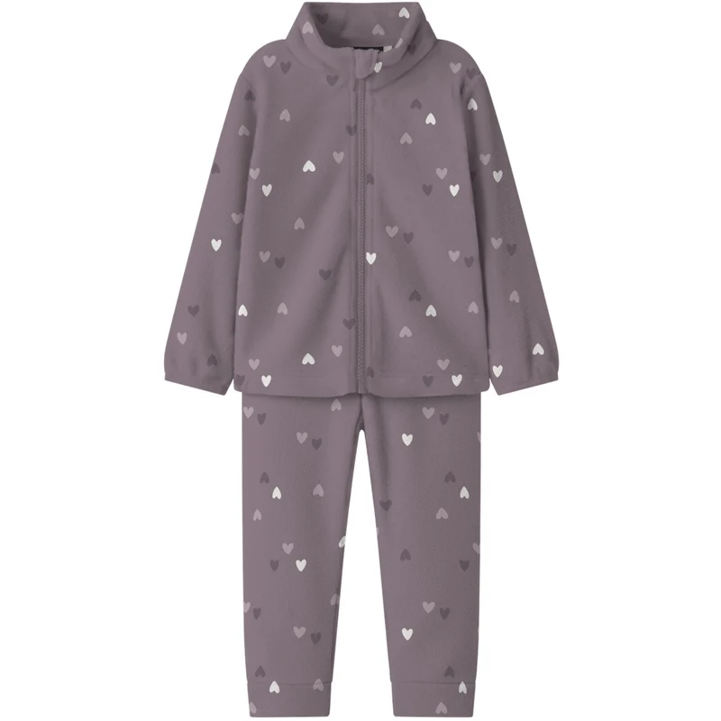 Name It Toadstool Hearts Nmnspektra Fleece Sett Aop Fo
