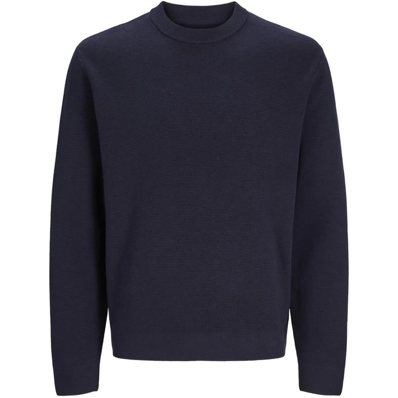 Jack & Jones Junior Night Sky Jprblamilano Stitch Strikk Crew Neck Jnr