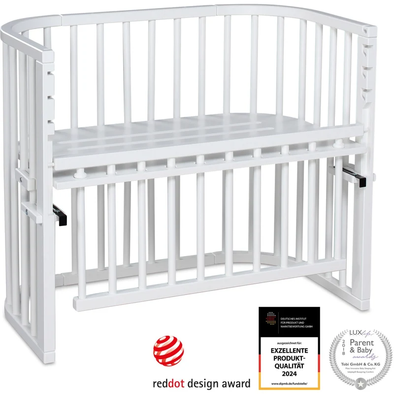 babybay® White Varnished Maxi Comfort Plus Co-sleeper