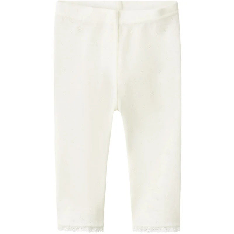 Name It Snow White Wang Ull Needle Leggings Solid Noos