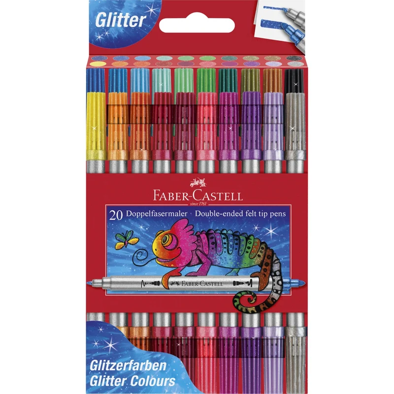 Faber-Castell markører doblet 20 stk.