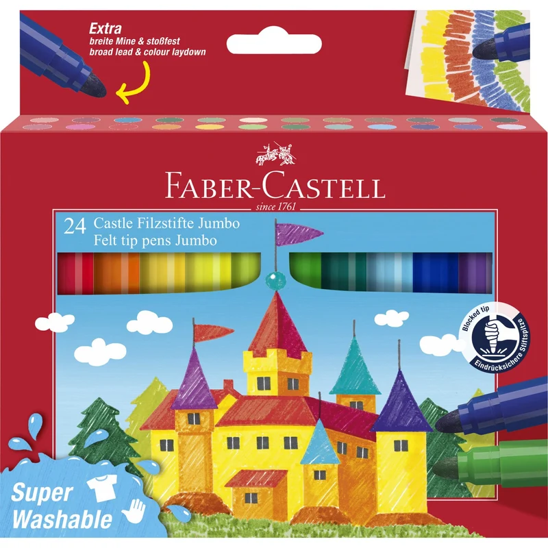 Faber-Castell Jumbo-markører 24 stk