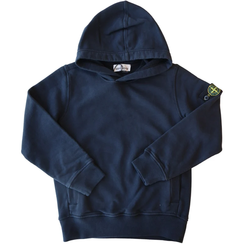 Stone Island Navy Blue Hettegenser Sweater