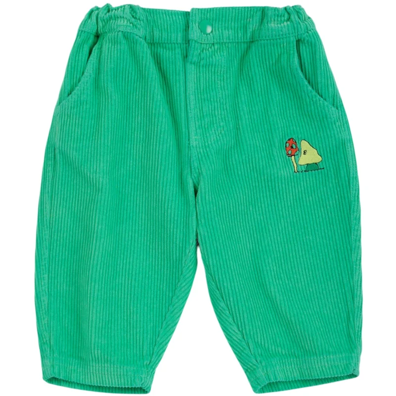 Bobo Choses Green Mush Monsters Duo Corduroy Bukser