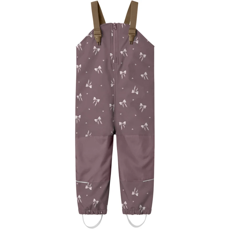 Name It Wistful Mauve Heart Bow Nmfalfa08 Softshell Smekke Bukser AOP Fo