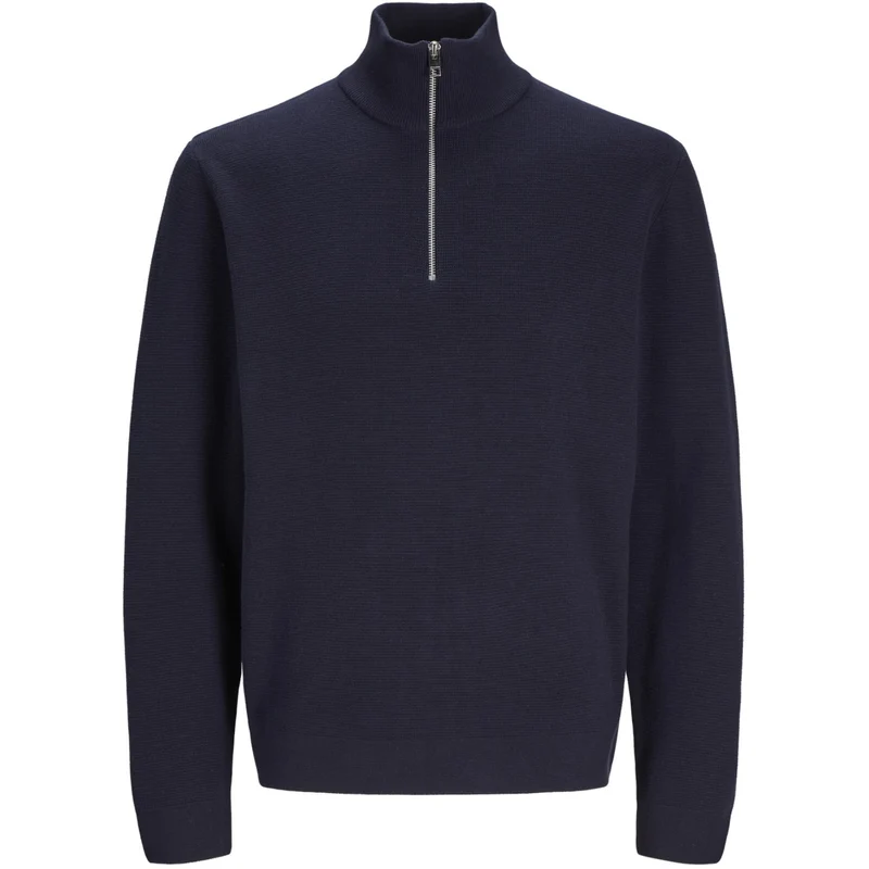 Jack & Jones Junior Night Sky Jprblamilano Stitch Strikk Half Zip Jnr
