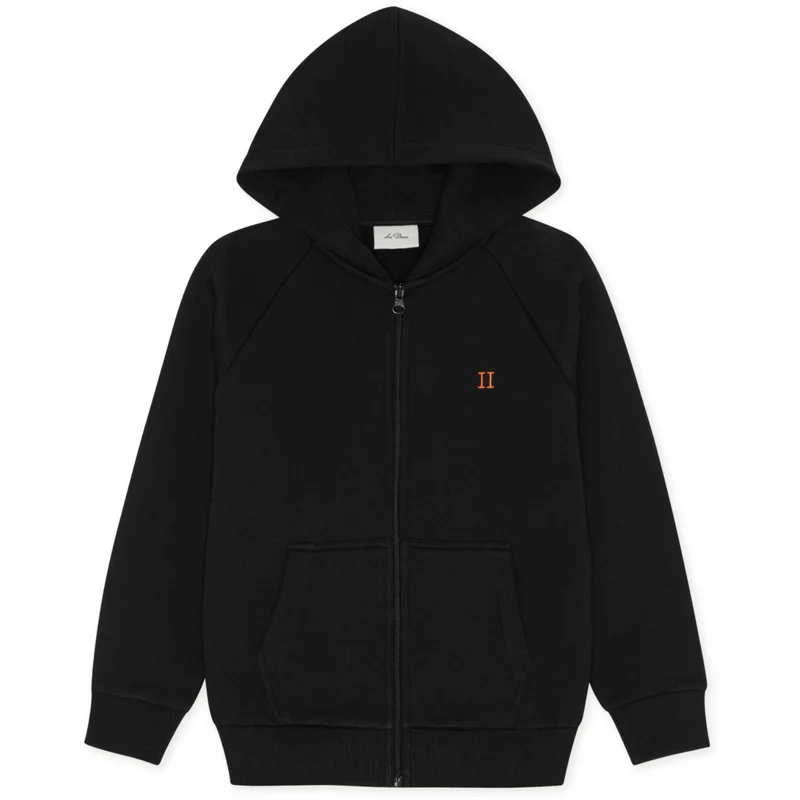 Les Deux Kids Black Core Contrast Glidelås Hettegenser Kids