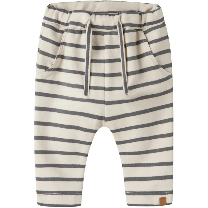 Lil'Atelier Turtledove Poppy Seed Nbmlimia Lin Loose Bukser Lil