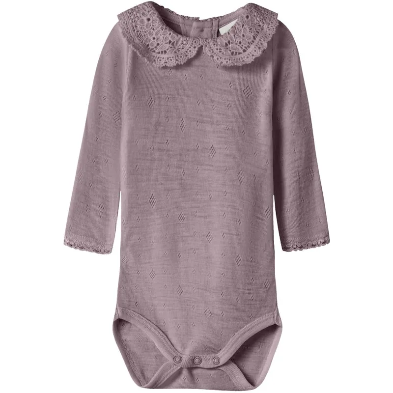 Name It Toadstool Nbfwang Ull Needle Ls Body W/Collar