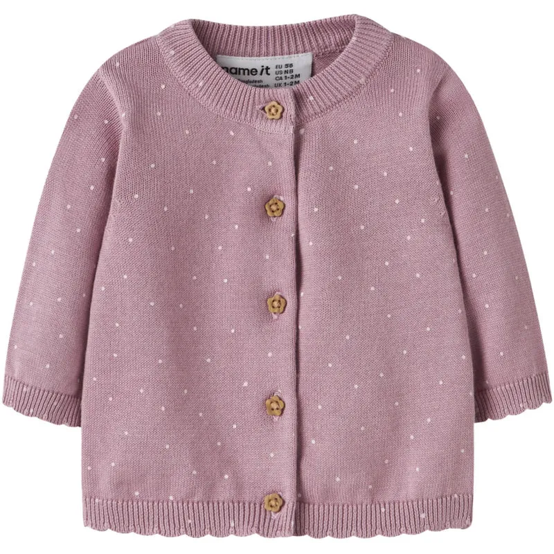 Name It Lilas Lotus Nbfladot Ls Strikk Card