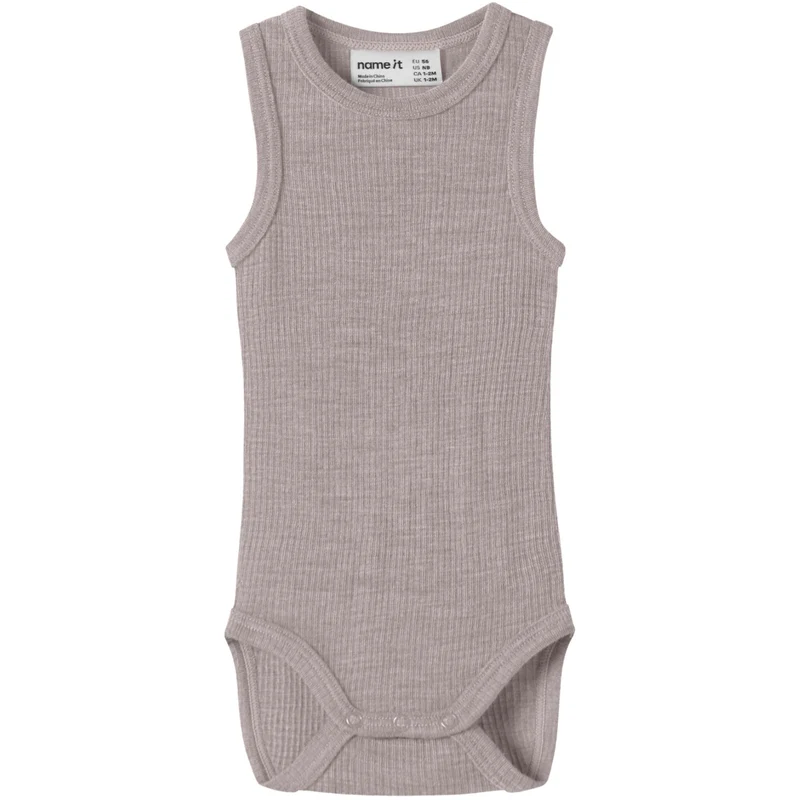 Name It Violet Ice Nbnwax Ull Rib Tank Body