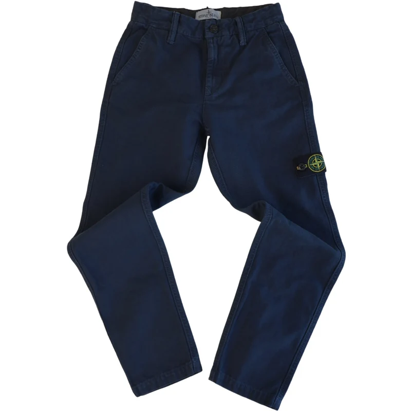 Stone Island Navy Blue Trousers