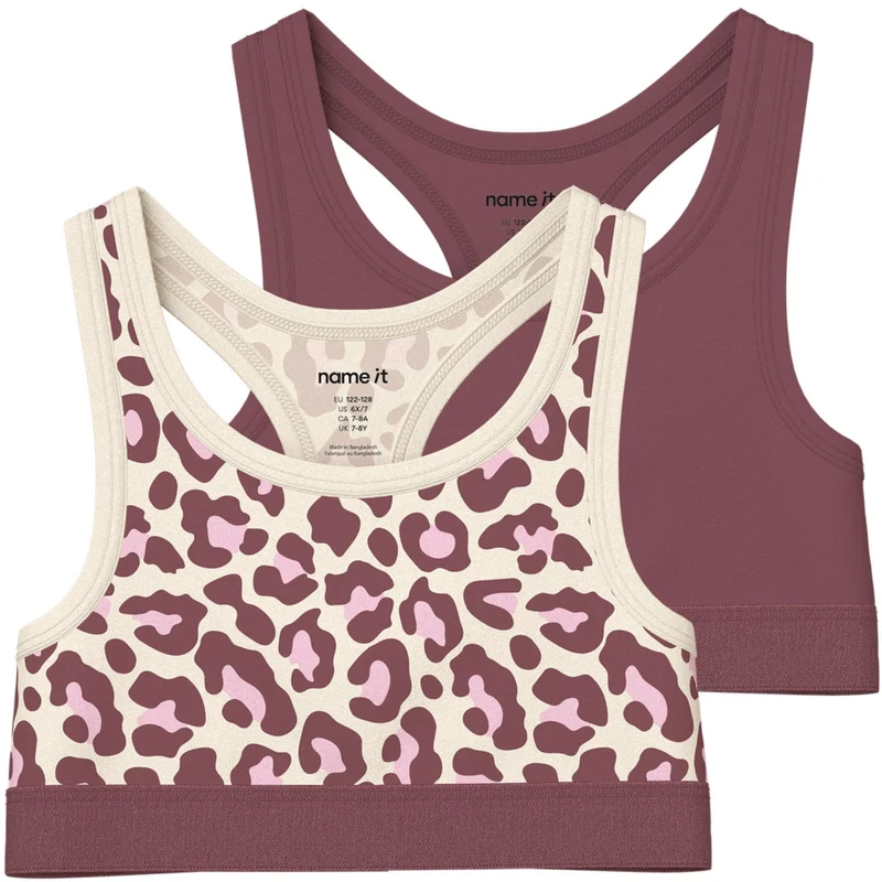 Name It Antique White Nkfshort Topp 2P Leo Noos