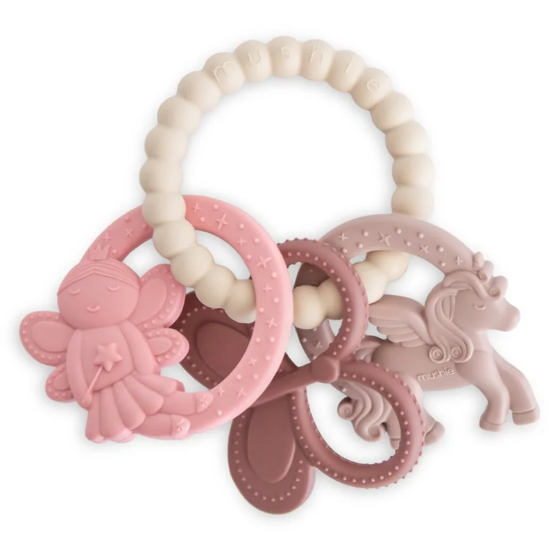 Mushie Fairy Mushie Fe Teething Ring