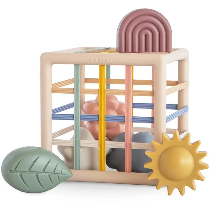 Mushie Original Mushie Elastic Shape Sorter