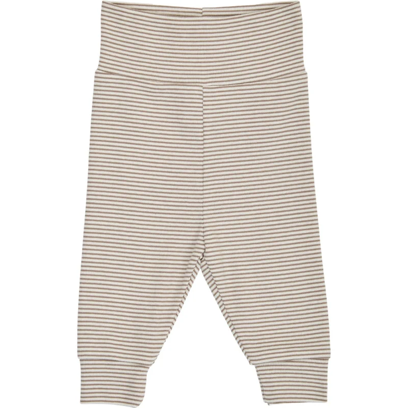 Müsli Balsam Cream/ Walnut Mini Stripe Rib Bukser