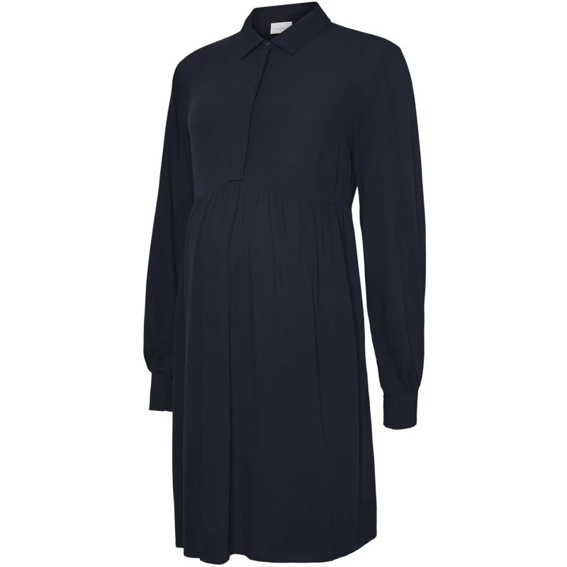 Mama;licious Navy Blazer Mlesra Lia Ls Wo Abk Kjole 2F