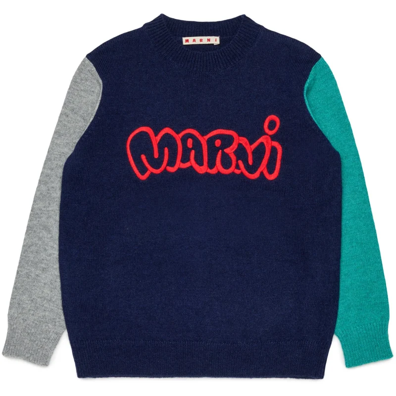 Marni Dark Sea Blue Knitwear