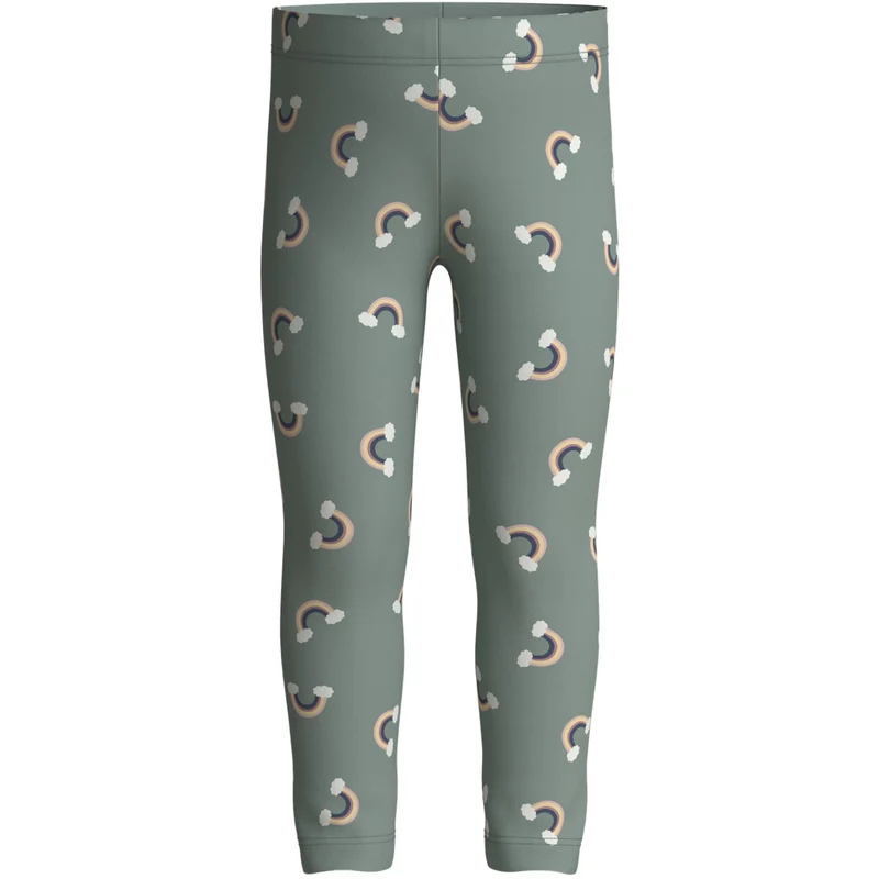 Name It Green Milieu Rainbow Nmfvivian Aop Leggings