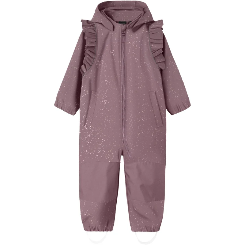 Name It Wistful Mauve Nmfalfa08 Softshell Drakt Frill Foil Fo
